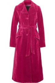 Cotton-blend velvet coat by Marc Jacobs at The Outnet